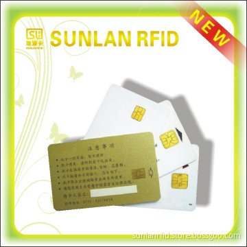 2014 Cmyk Printing PVC Contact Smart Card with Signature Panel